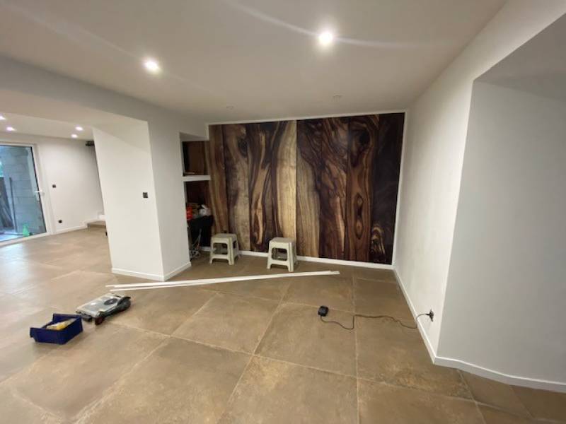 Pose d'un carrelage 800x800