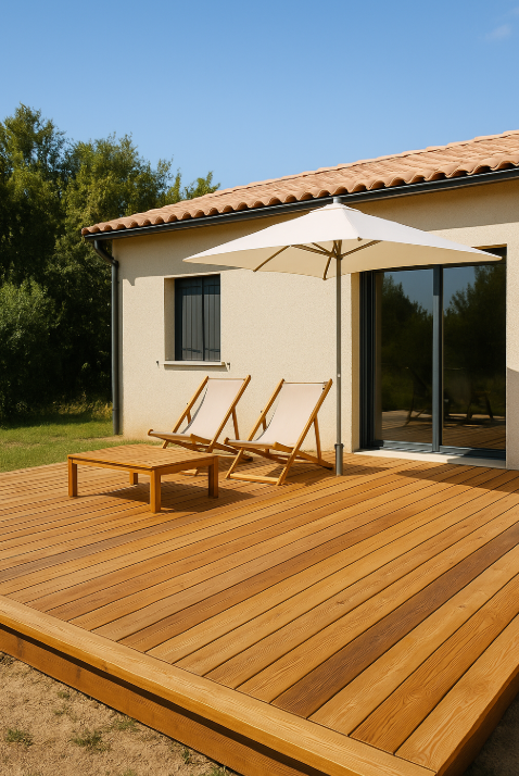 terrasse en bois sur mesure Vitrolles
