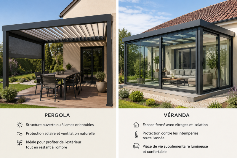 pergola ou véranda ? faire son choix avec Green House