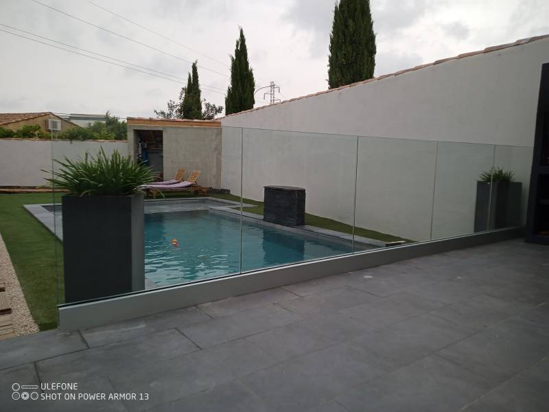 garde corps en verre gignac